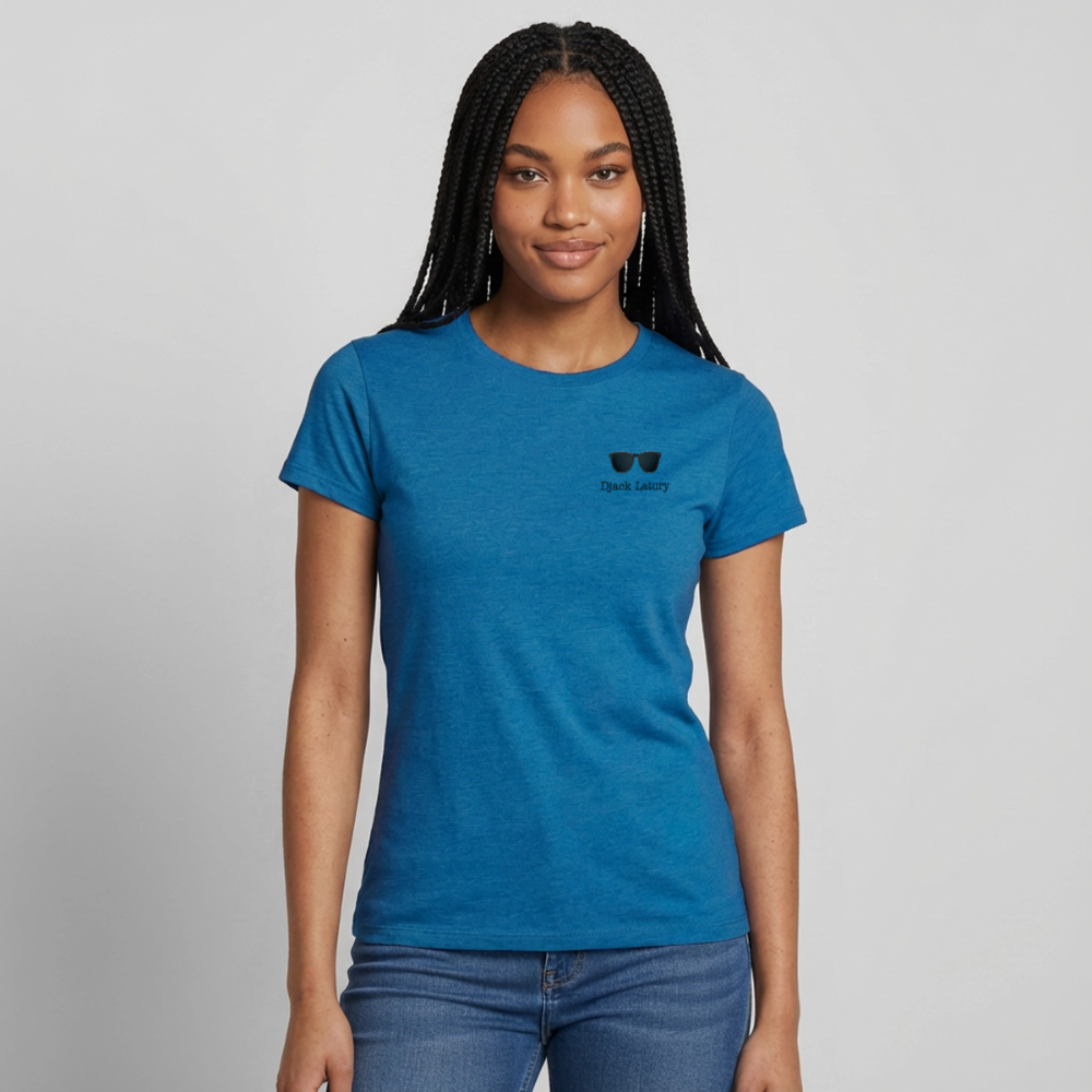T-Shirt femme Djack Latury - antique blue sapphire heather