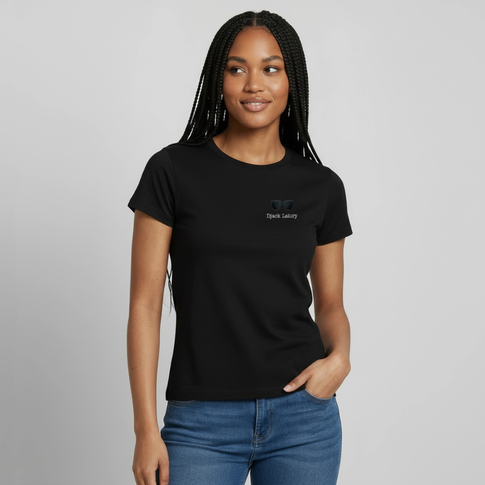 T-Shirt femme Djack Latury - black