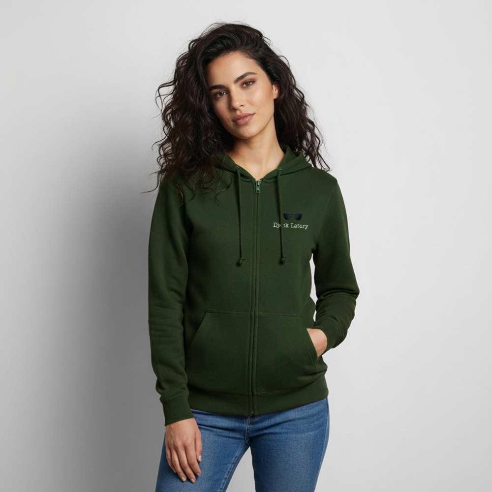 Veste à capuche unisexe Djack Latury - forest green
