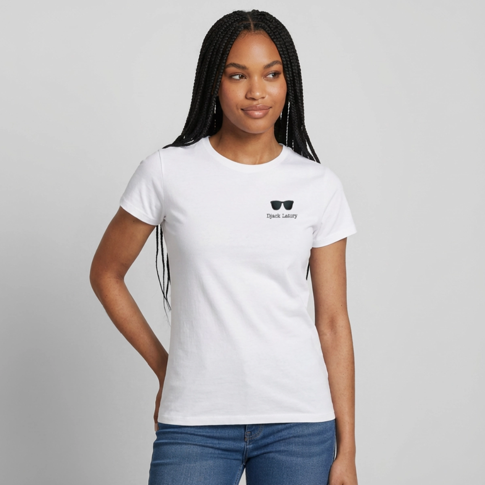 T-Shirt femme Djack Latury - white
