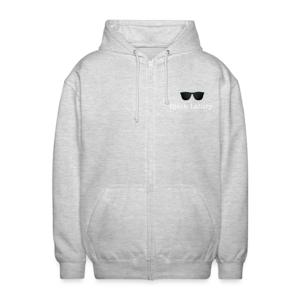 Veste à capuche unisexe - light heather grey