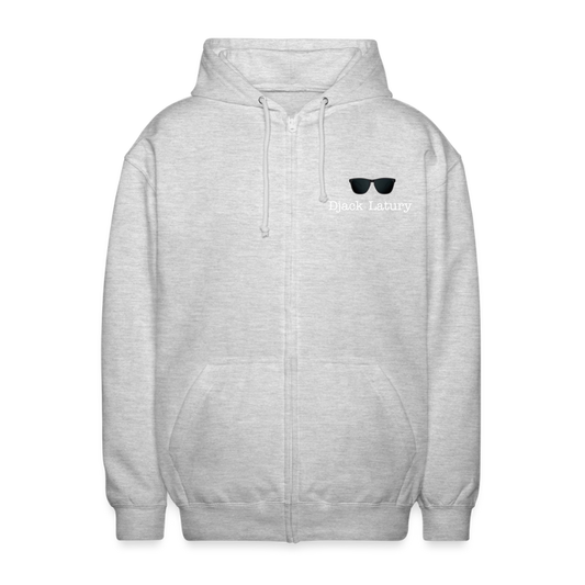 Veste à capuche unisexe - light heather grey