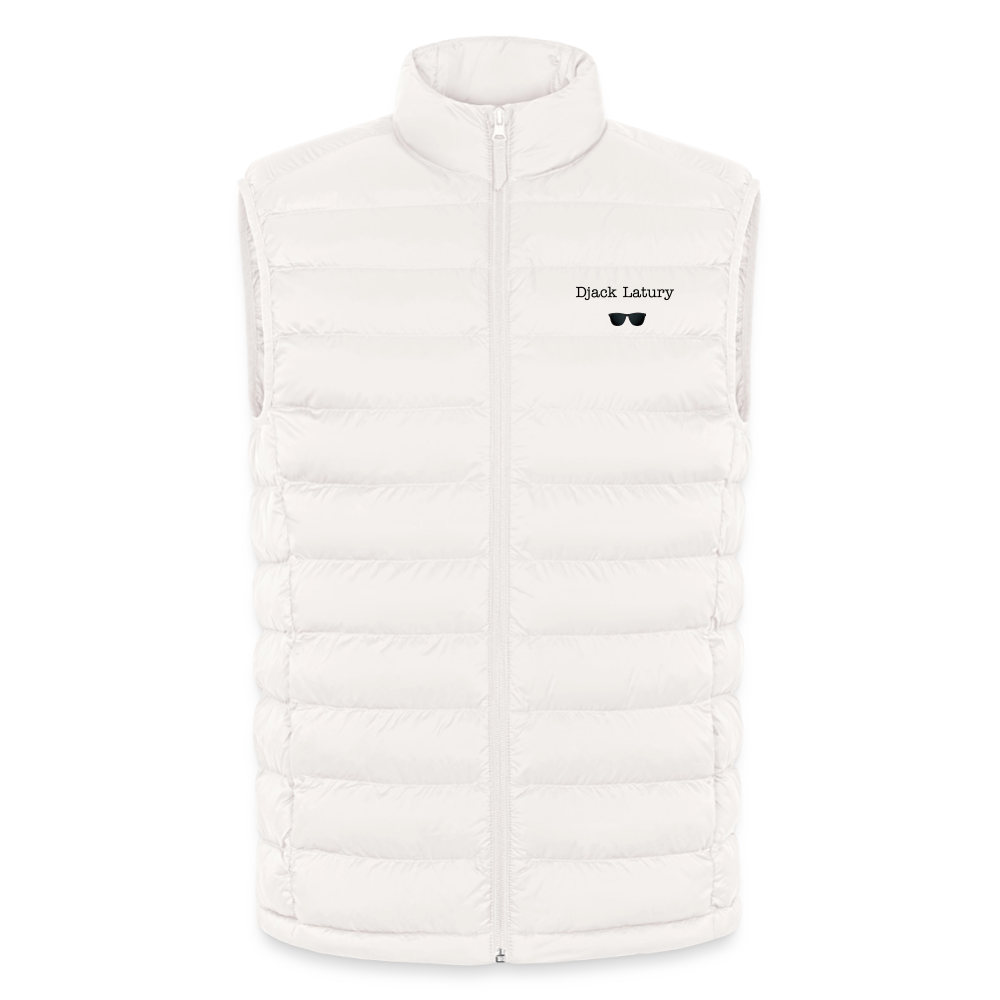 LIGHTWEIGHT men's quilted gilet by Stanley/Stella - off white