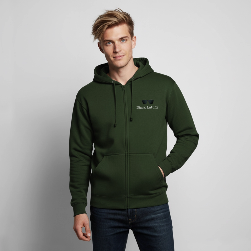 Veste à capuche unisexe Djack Latury - forest green