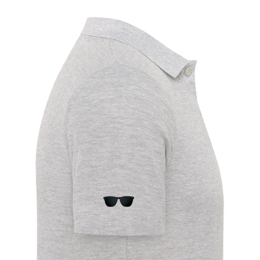 Polo homme Djack Latury - heather grey