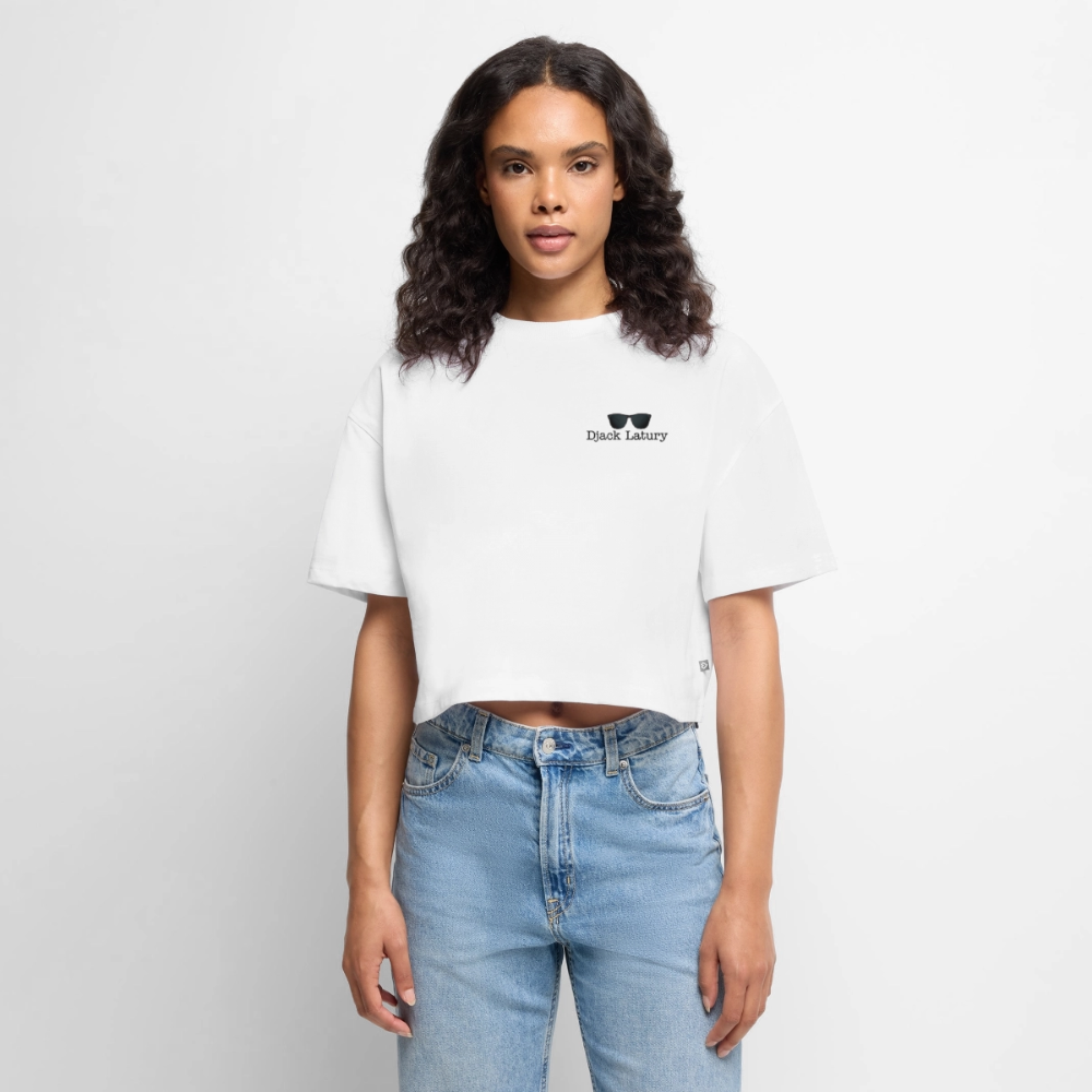Croc top Oversize T-Shirt Djack Latury - white