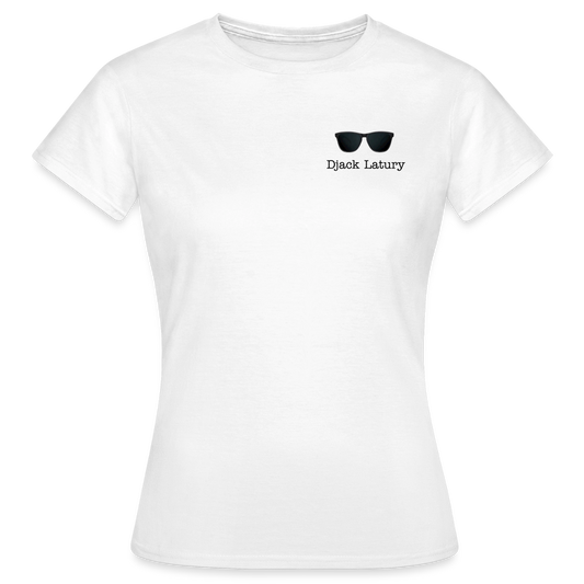 T-Shirt femme Djack Latury - white