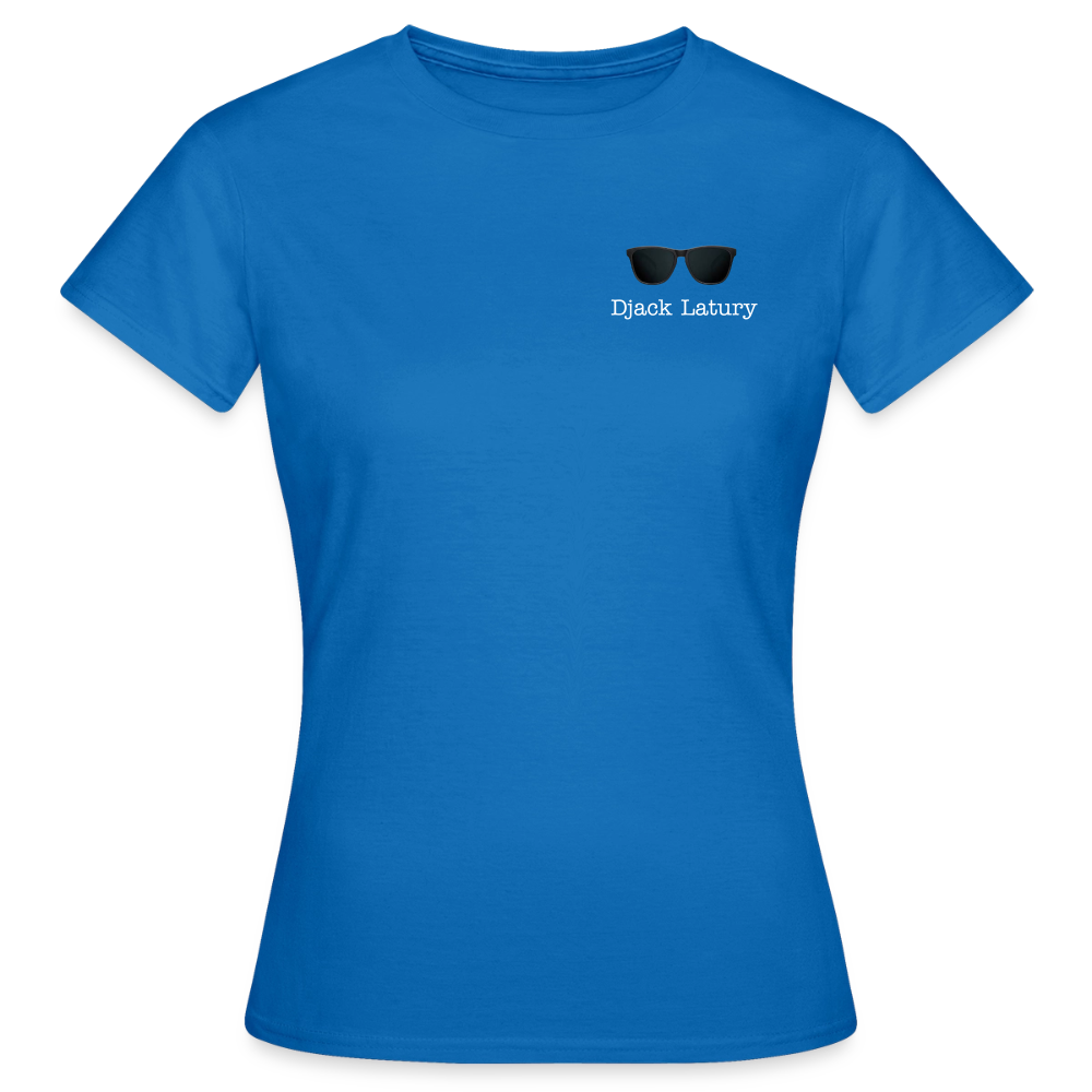 T-Shirt femme Djack Latury - royal blue