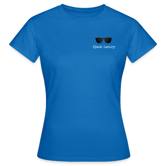 T-Shirt femme Djack Latury - royal blue