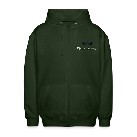 Veste à capuche unisexe Djack Latury - forest green