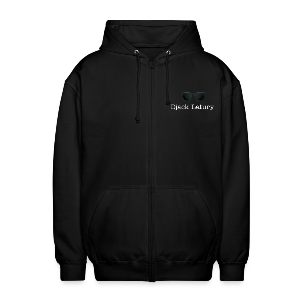 Veste à capuche unisexe Djack Latury - black