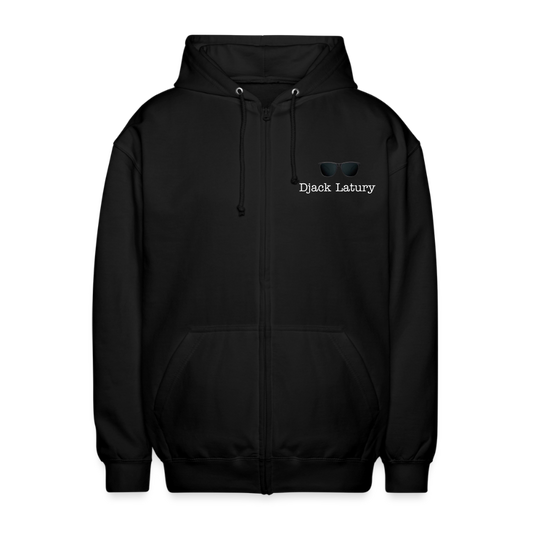 Veste à capuche unisexe Djack Latury - black