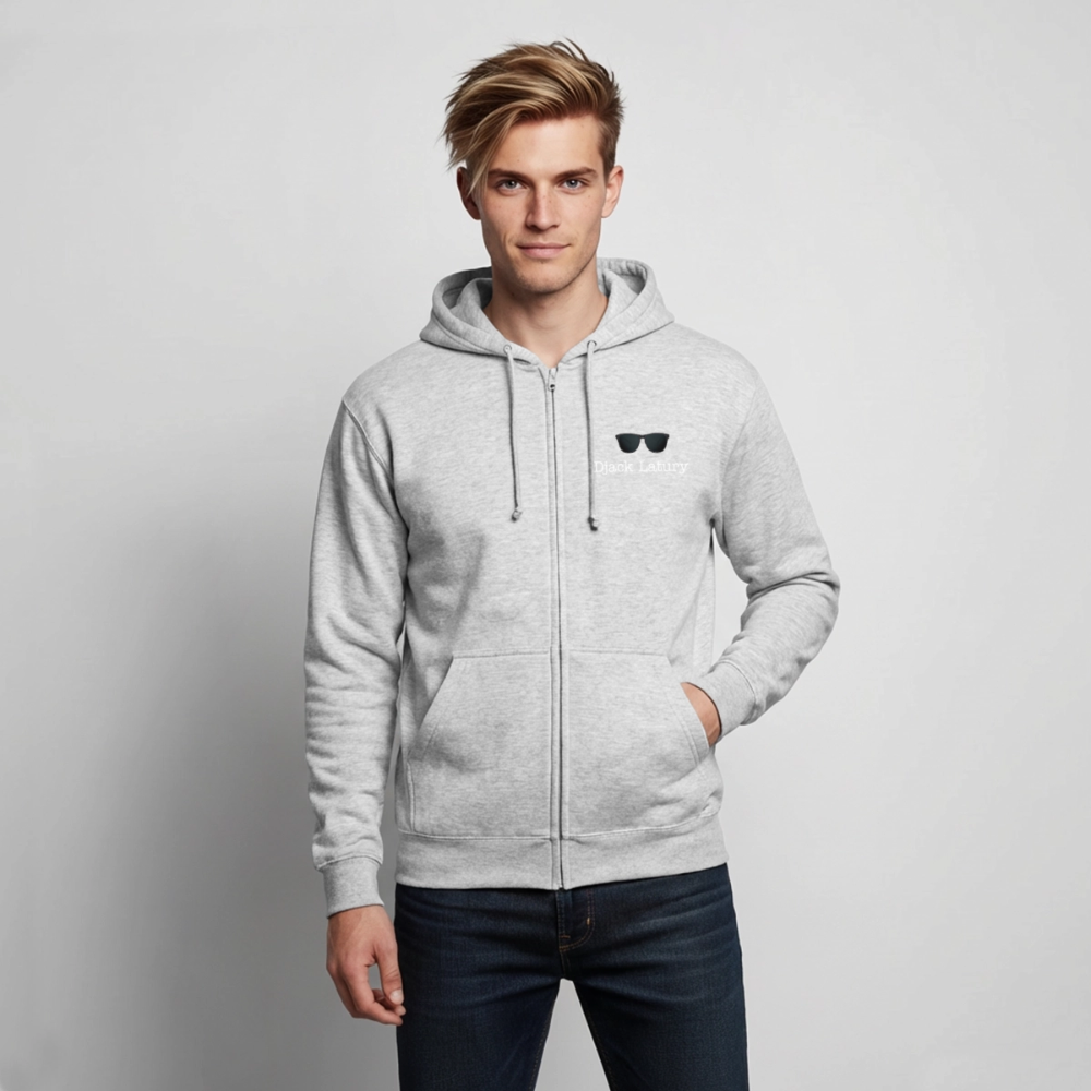 Veste à capuche unisexe - light heather grey