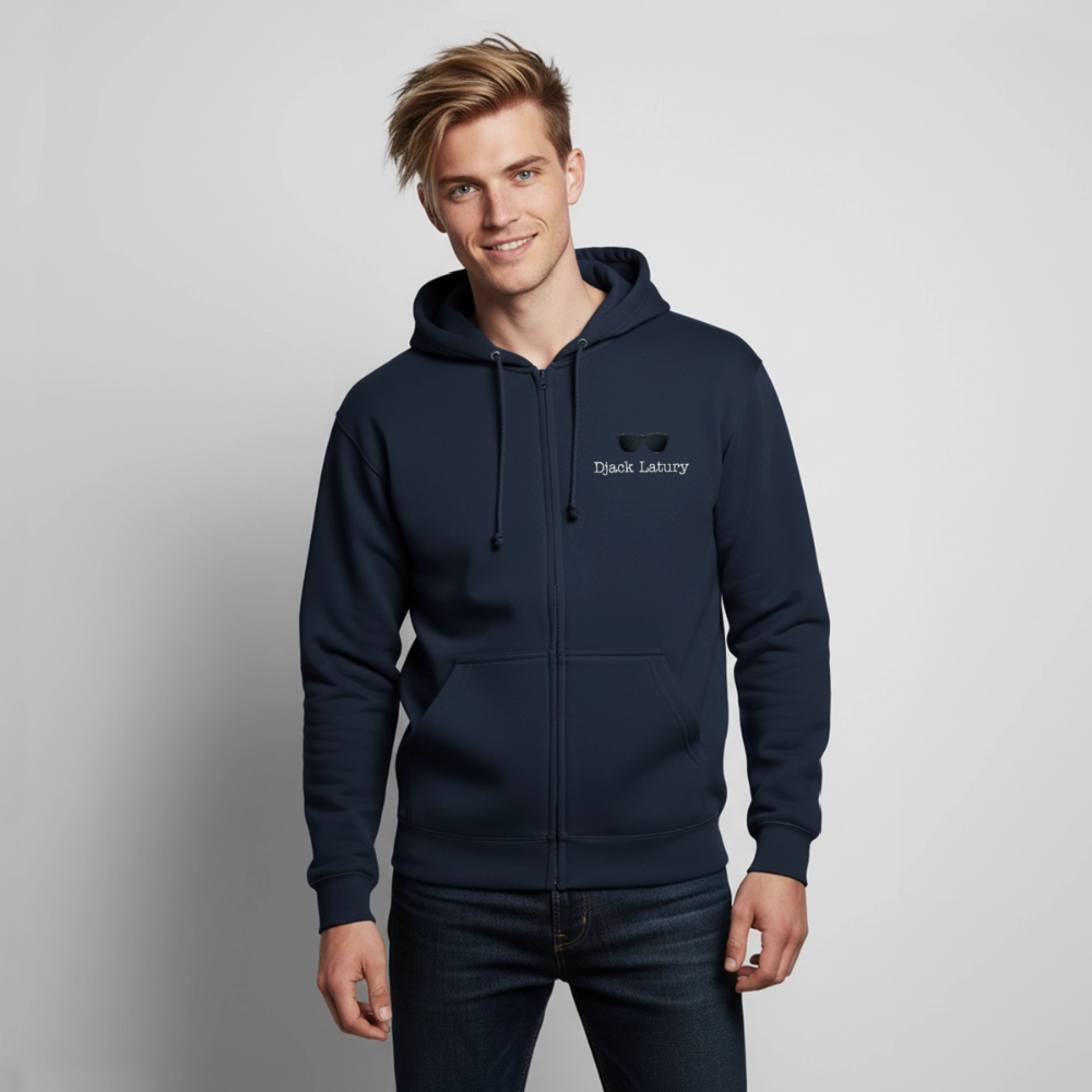 Veste à capuche unisexe Djack Latury - navy