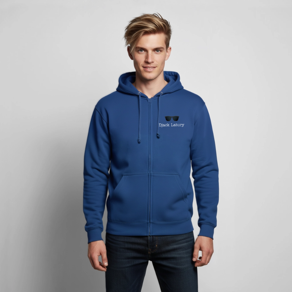 Veste à capuche unisexe Djack Latury - royal blue