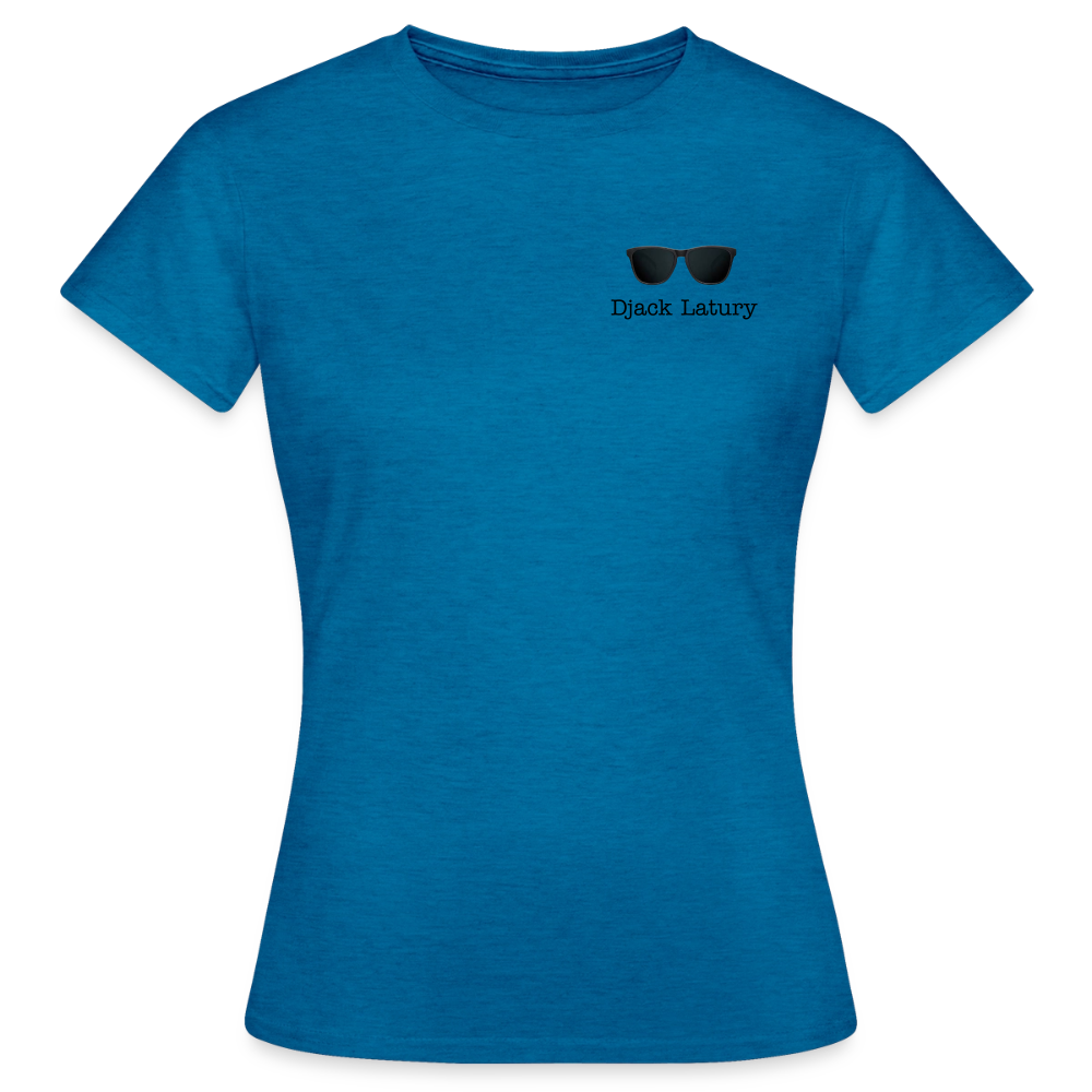 T-Shirt femme Djack Latury - antique blue sapphire heather