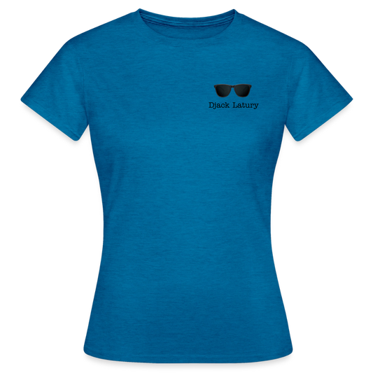 T-Shirt femme Djack Latury - antique blue sapphire heather