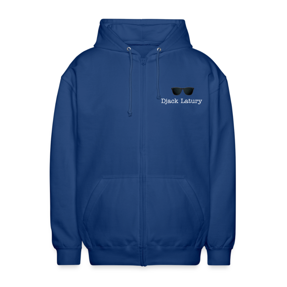 Veste à capuche unisexe Djack Latury - royal blue