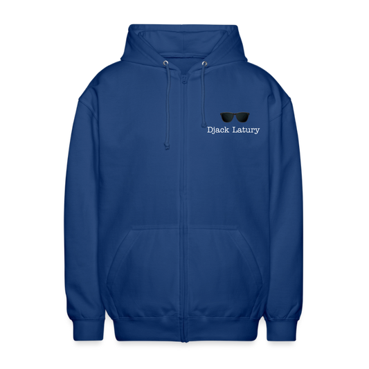 Veste à capuche unisexe Djack Latury - royal blue