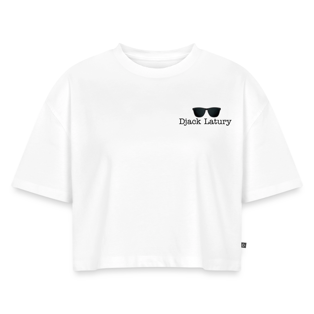 Croc top Oversize T-Shirt Djack Latury - white
