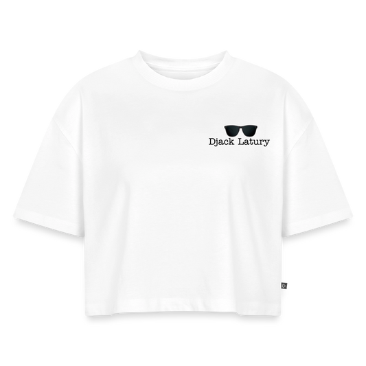 Croc top Oversize T-Shirt Djack Latury - white
