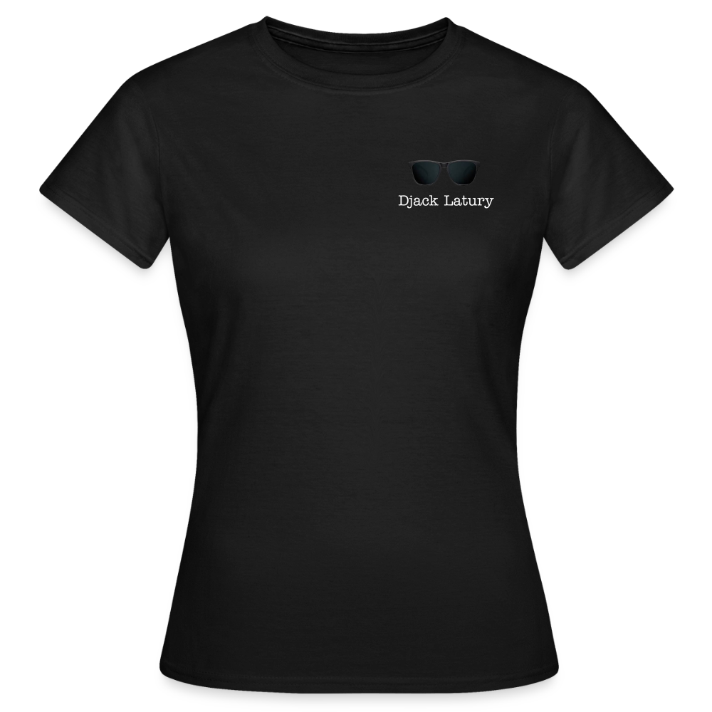 T-Shirt femme Djack Latury - black