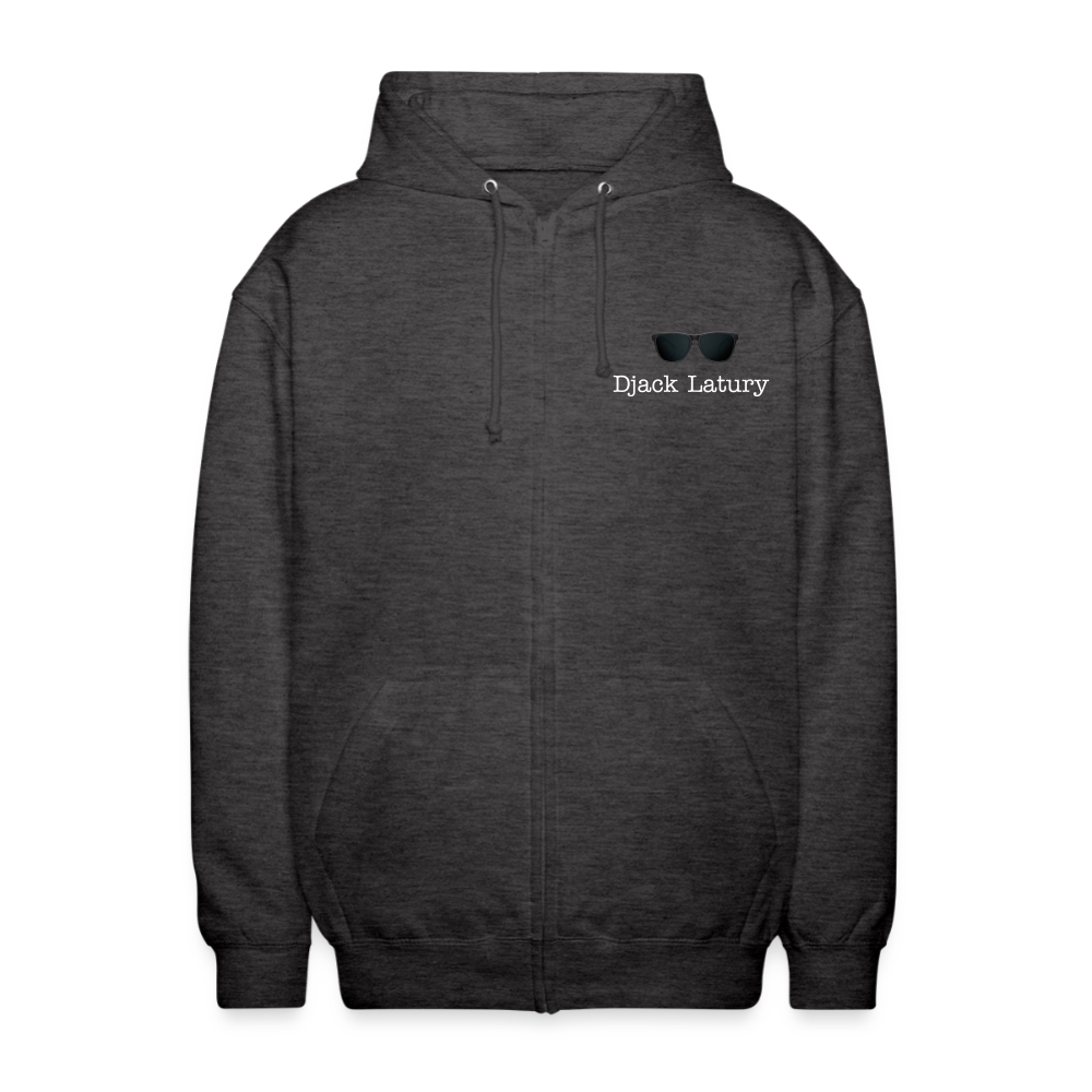 Veste à capuche unisexe Djack Latury - charcoal grey