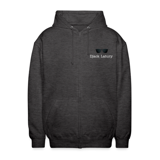 Veste à capuche unisexe Djack Latury - charcoal grey